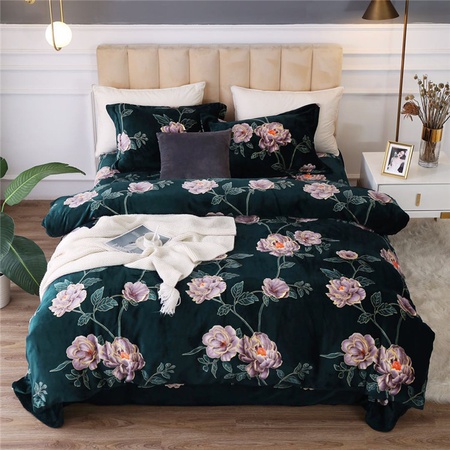 Ins 2,5 м в ширину супер мягкая молочная фланелевая ткань для постельного белья с принтом кашемировый хлопок