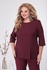 КОСТЮМ ЖЕНСКИЙ МОДЕЛЬ 771 БОРДОВЫЙ,Anastasia Mak