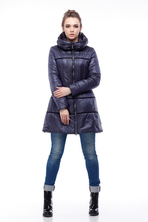 Пальто стеганое