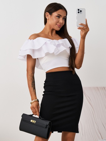 Юбка женская с полу замок