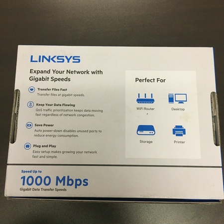 Новый 5-портовый коммутатор Gigabit Ethernet Linksys SE3005