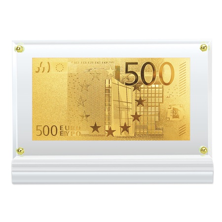 Банкнота EPOS "100$" в акриле покрытие золото