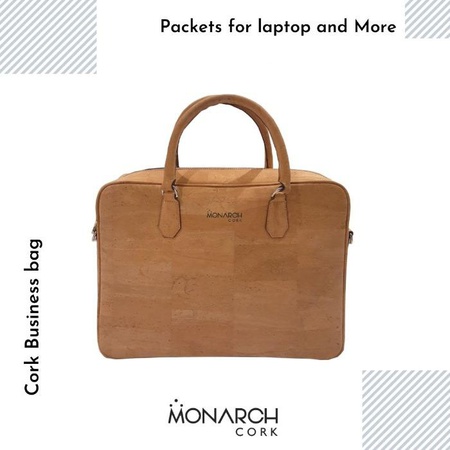 Seyahat edenler için Dizüstü Bilgisayar Paketi ile İş Mantarı El Çantası