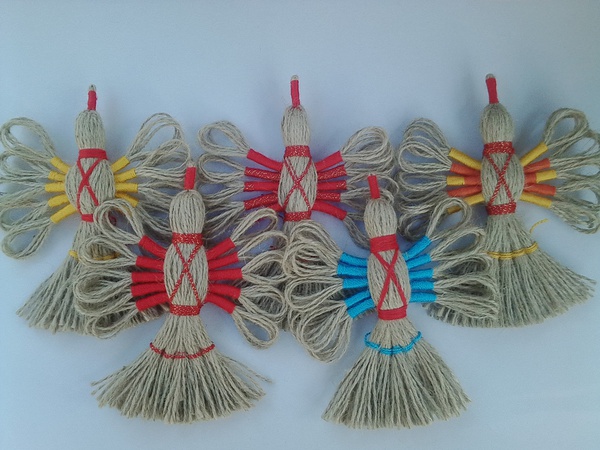 Кукла-оберег "Птица счастья" Подарок. Handmade.