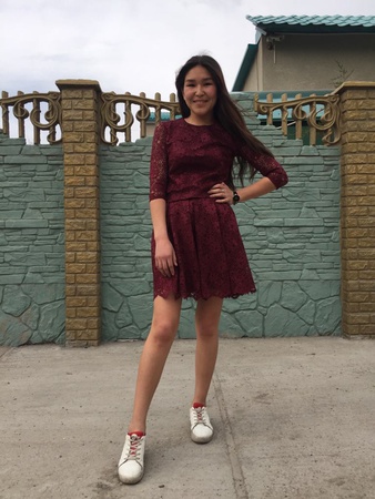 Прекрасное платье, Молодежное, Корейский стиль, Повседневное. (42-44)