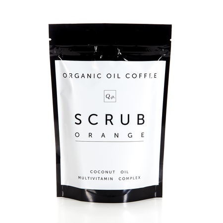 天然黄油咖啡用橙色精油250克擦洗。