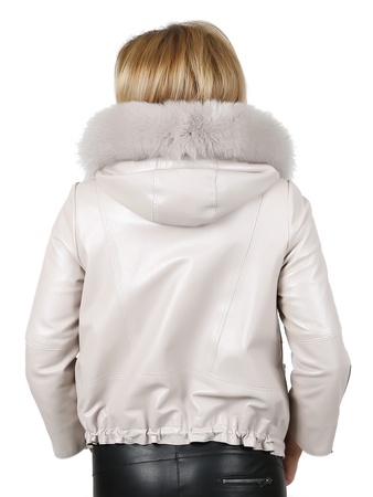 кожаный пиджак zp764