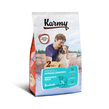 Сухой корм для кошек, гусь с рисом Karmy 10 кг