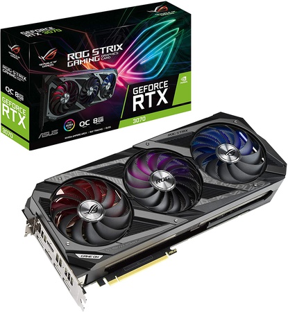 Видеокарта Asus ROG Strix Gaming RTX 3070 Ti 8 ГБ