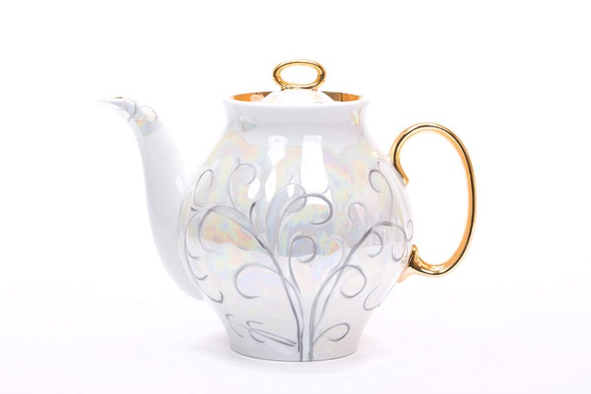 Сервиз чайный 15 предм. Белый лебедь Морозко