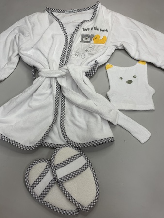 Махровый халат набор