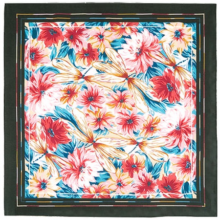 Платки шелковые крепдешин 65×65