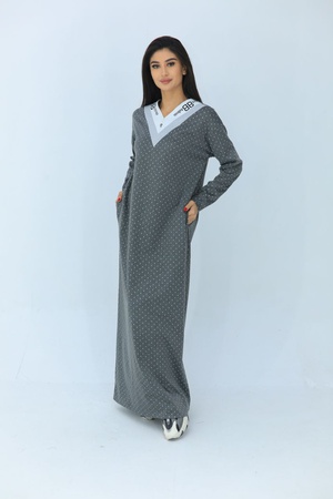 Комбинированное платье