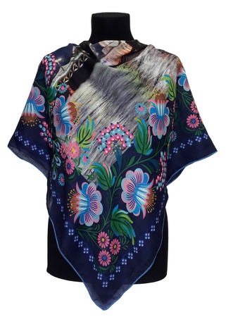 Şal &quot;Rusya Şehirleri&quot; marka Platffin 115х115