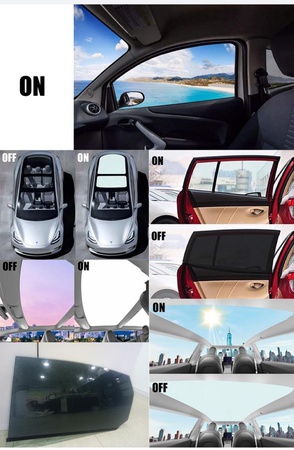 Intelligente Glasfolie für Autos