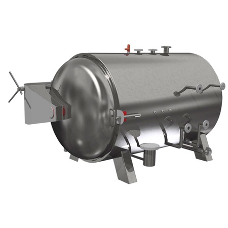 Горизонтальный автоклав BESTEQ-AH-1400/2HE (с теплообменником/без теплообменника)