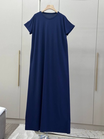 Базовая платье с коротким рукавом