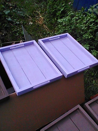 Ahşap tepsiler ve kutular