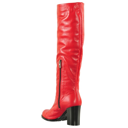 Сапоги женские, натуральная кожа<G615>