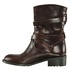Women&#39;s ankle boots, genuine leather<G912>