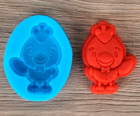 شكل للزينة التهاب. المنتجات 6.5x5.5x1.5 سم دجاج