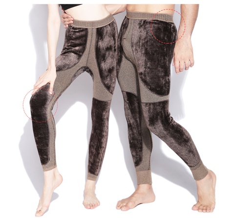 Зимние мужские и женские утолщенные шерстяные штаны, защищающие колени, поддерживающие талию, поддерживающие кашемировые штаны, теплые штаны большого размера