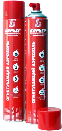 Evrensel aerosol yangın söndürücü Bariyer