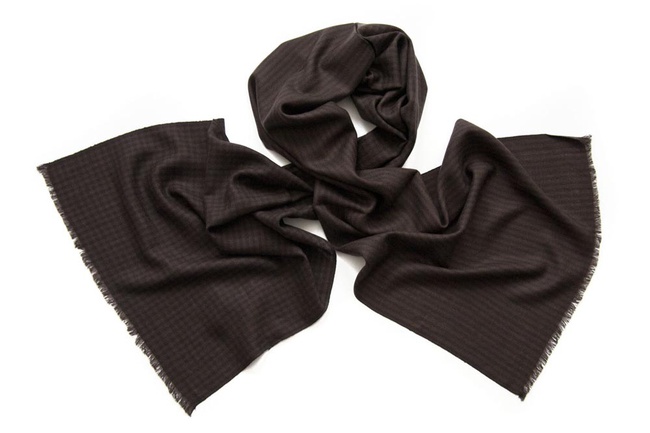 Italian silk and wool scarves for men