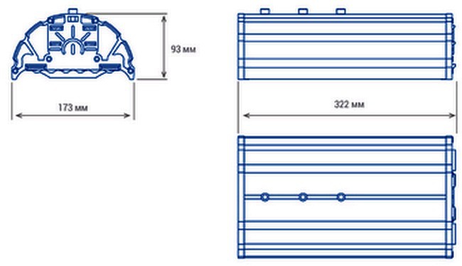 Уличный светильник светодиодный СДУ-55PR-P-TL(Ш)