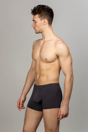 Боксеры серые, закрытая резинка