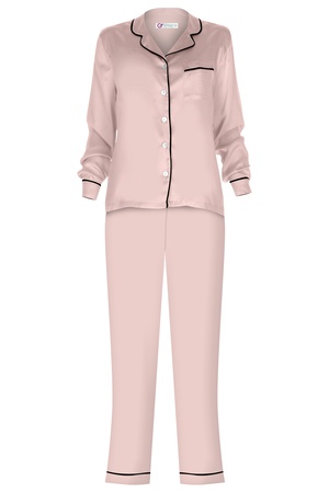 İPEK BAYAN BİYELİ PİJAMA TAKIM - SOMON