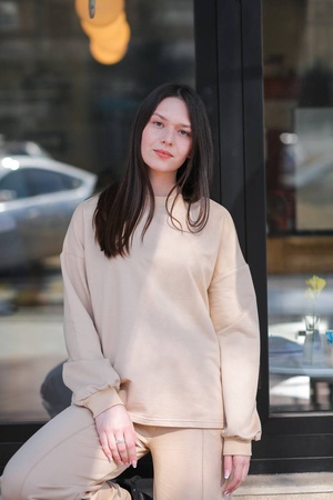 Спортивный костюм-двойка (свитшот + брюки)