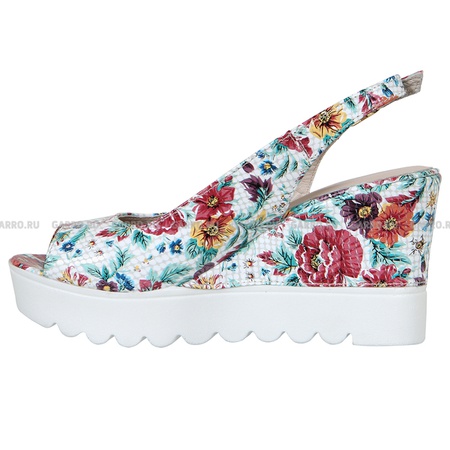 Renkli sandalet 6275, hakiki deri