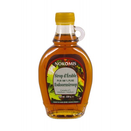 Чистый кленовый сироп Nokomis №1 Средний - 250 мл (330 г)