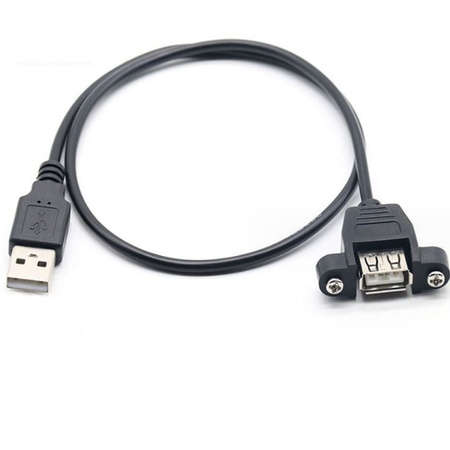 USB для крепления на панели. Тип кабеля «мама-папа»