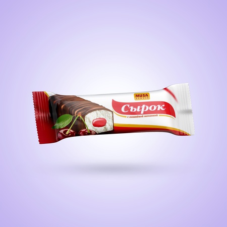 Сырок "MUSA" с вишнёвой начинкой