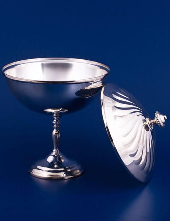 Серебряная ваза для варенья №16