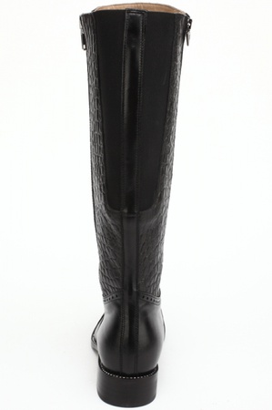 حذاء أسود بسحابين (eurozima) S092