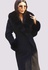 Cashmere Coat Collar Sleeve Fox Fur - Relaxed Fit
