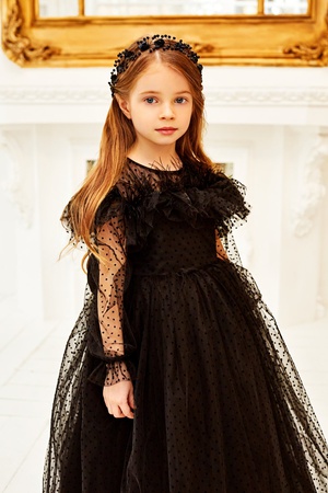 Вечернее Платье с Длинными Рукавами  Stok Kod: PXN 22034