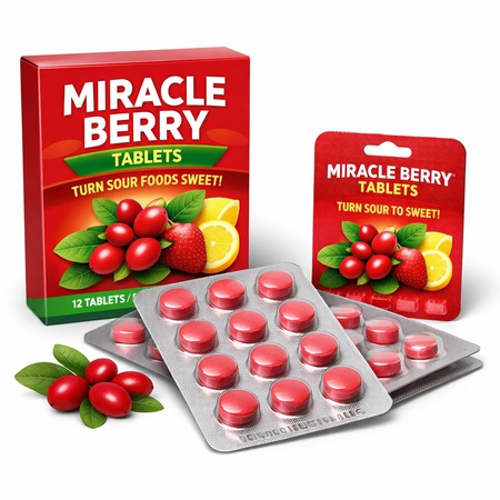 MIRACLE BERRY PRODUCTS (POWDER, TABLETS, FREEZE-DRIED WHOLE AND HALVED BERRIES) - BULK PURCHASE PREFERRED.