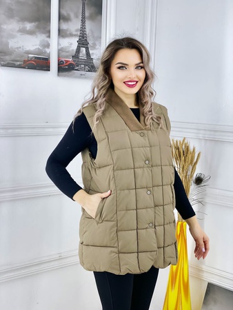 Стеганные безрукавки