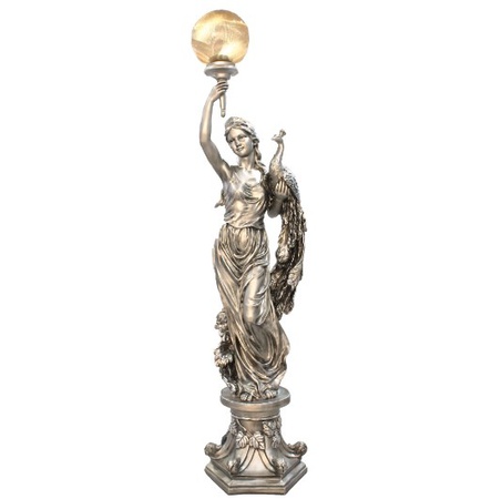 Светильник Девушка с жар-птицей на руке