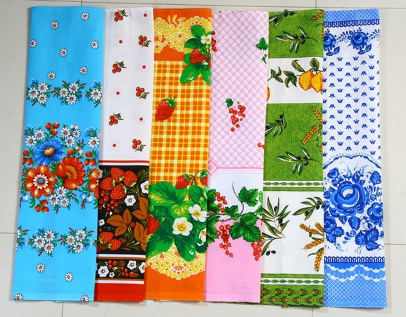 Terry and waffle towels