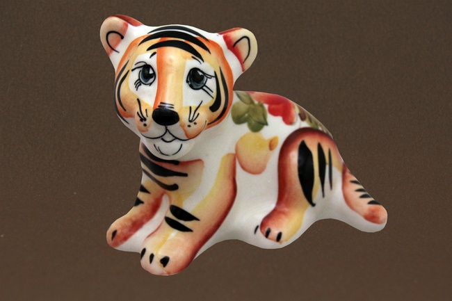 Сувенир символ года 2022 - Тигр Лорд цветной
