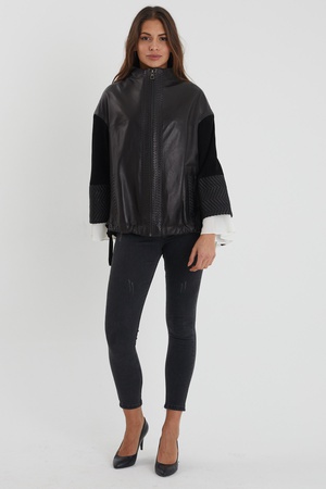 Leather jacket for women - Relaxed Fit