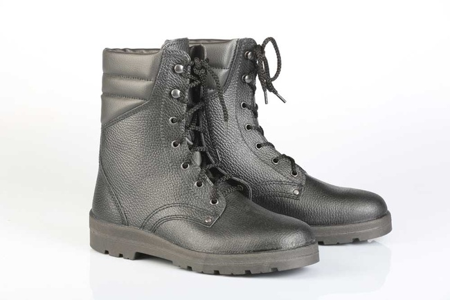 БОТИНКИ КОЖАНЫЕ С ВЫСОКИМИ БЕРЦАМИ "ТЕМП-3"