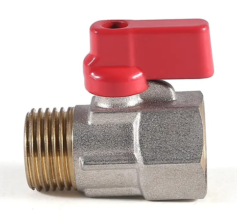 Red Butterfly Handle Sand Throwing Mini Valve