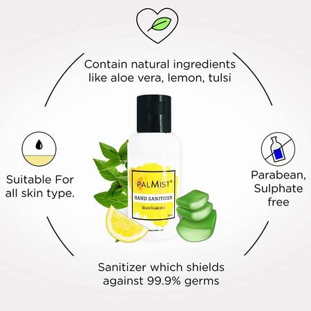 Palmist Hand Sanitizer 50 ml Multi Fragrance - Combo of 3