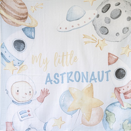 100% Organic Cotton Muslin Swaddle GOTS Certified